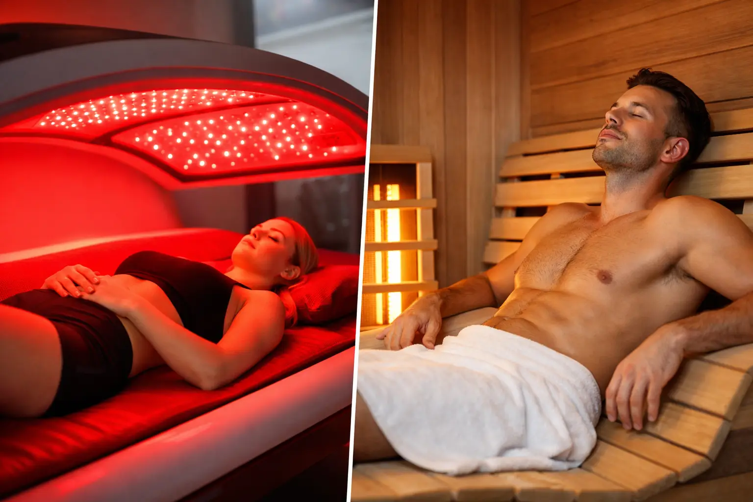 Red Light Therapy vs Infrared Sauna